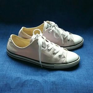 Converse All Star pink shoes size 8